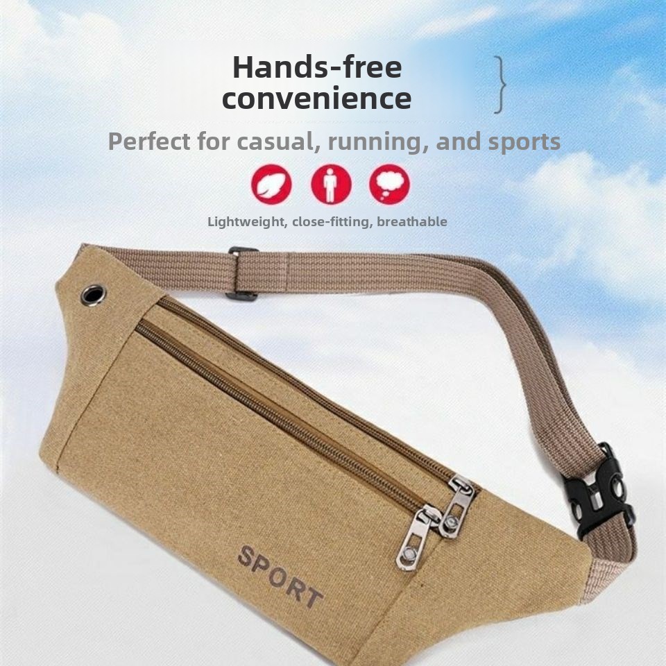 Leatherwork Bag - Bolso de Cintura Multifuncional Casual para