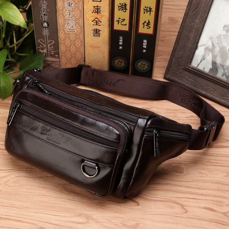 Leatherwork Fasteners - Riñoneras de cintura para hombre, bolso