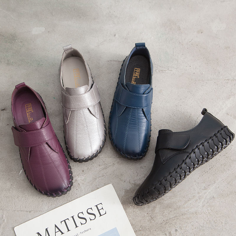 Leather Work Flats Women - Bailarinas de alta calidad para mujer,