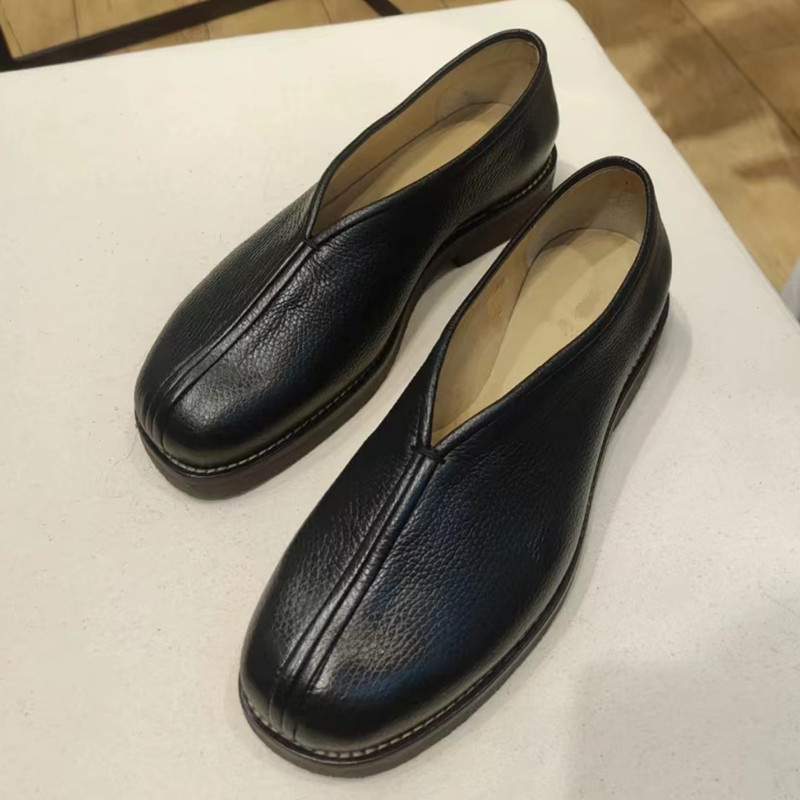 Leather Work Flats Women - Zapatos de cuero para hombre y