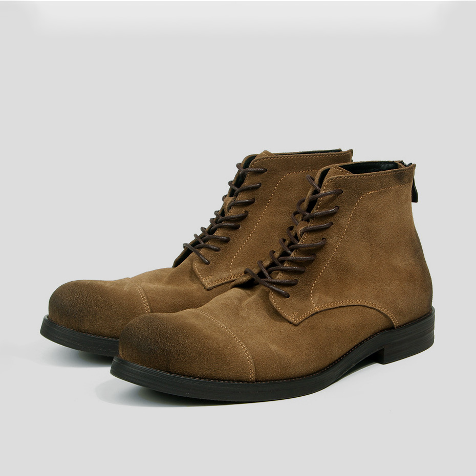 Leather Work Oxfords - EAGSITY, botas vintage de cuero de