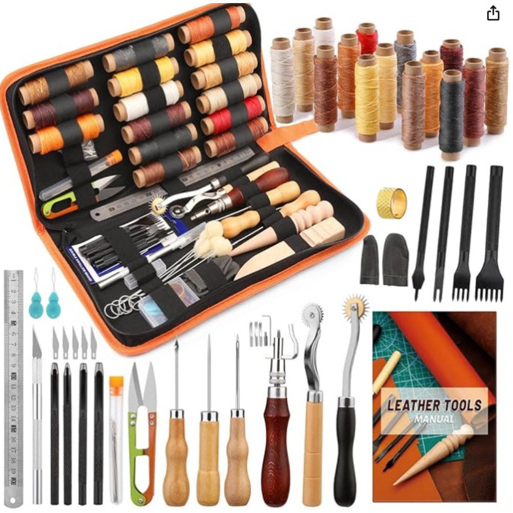 Leatherwork Or Leathercraft - Herramientas de trabajo de cuero, práctico