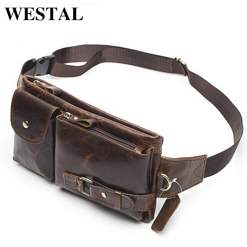 Leatherwork Fasteners - WESTAL riñonera hombre bolso de cintura