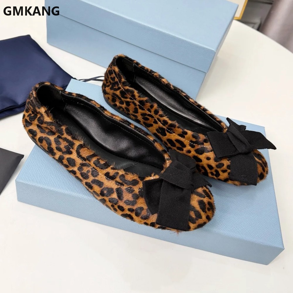 Zapatos Planos de Ballet para  - Leather Work Flats Women reseña y precio