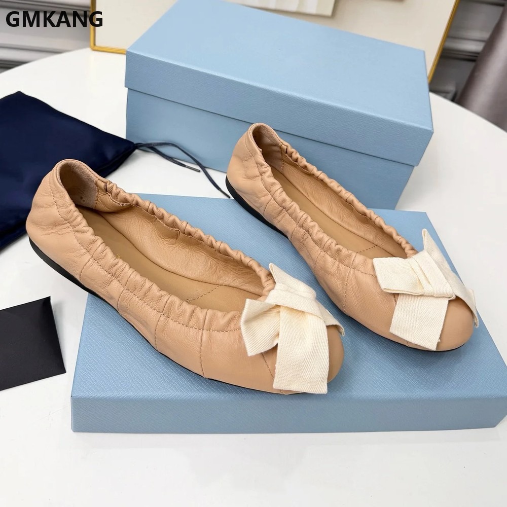 Zapatos Planos de Ballet para  - Leather Work Flats Women reseña y precio