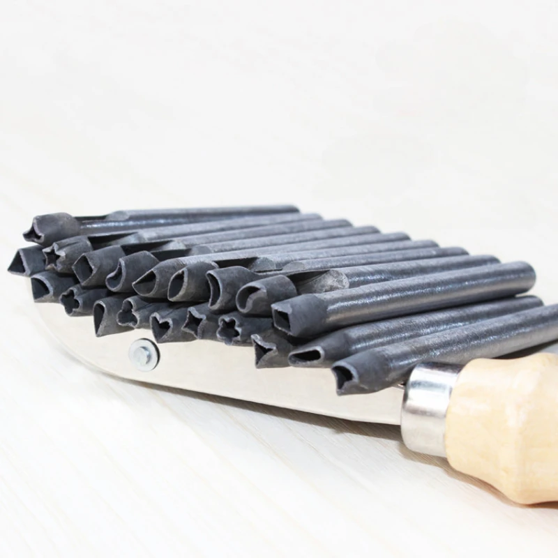 20 piezas de punzones de hierr - Leatherwork Flowers reseña y precio