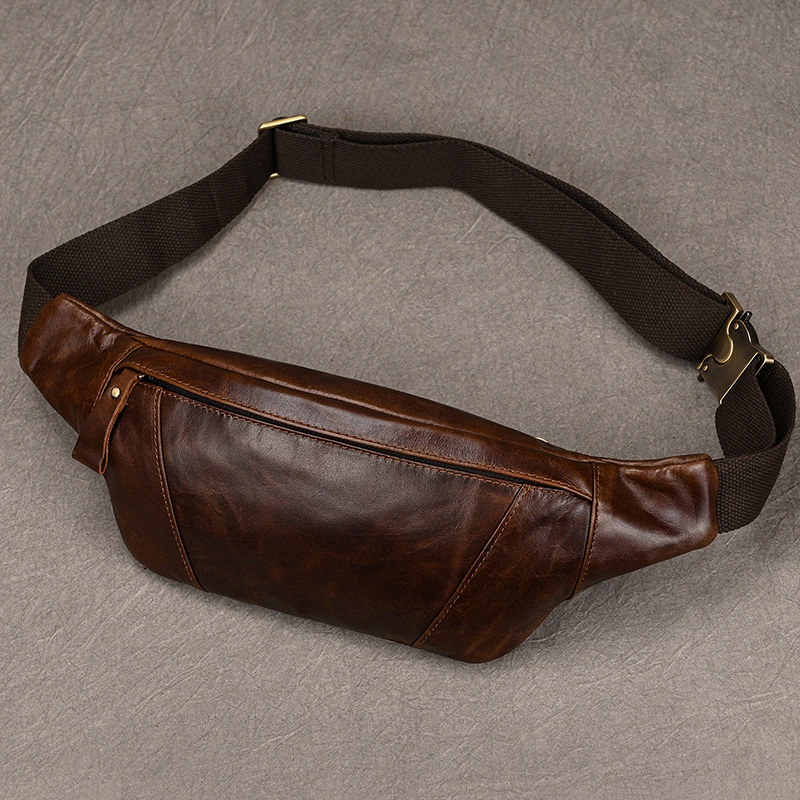 Bolso de pecho de cuero para h - Leatherwork Fasteners reseña y precio