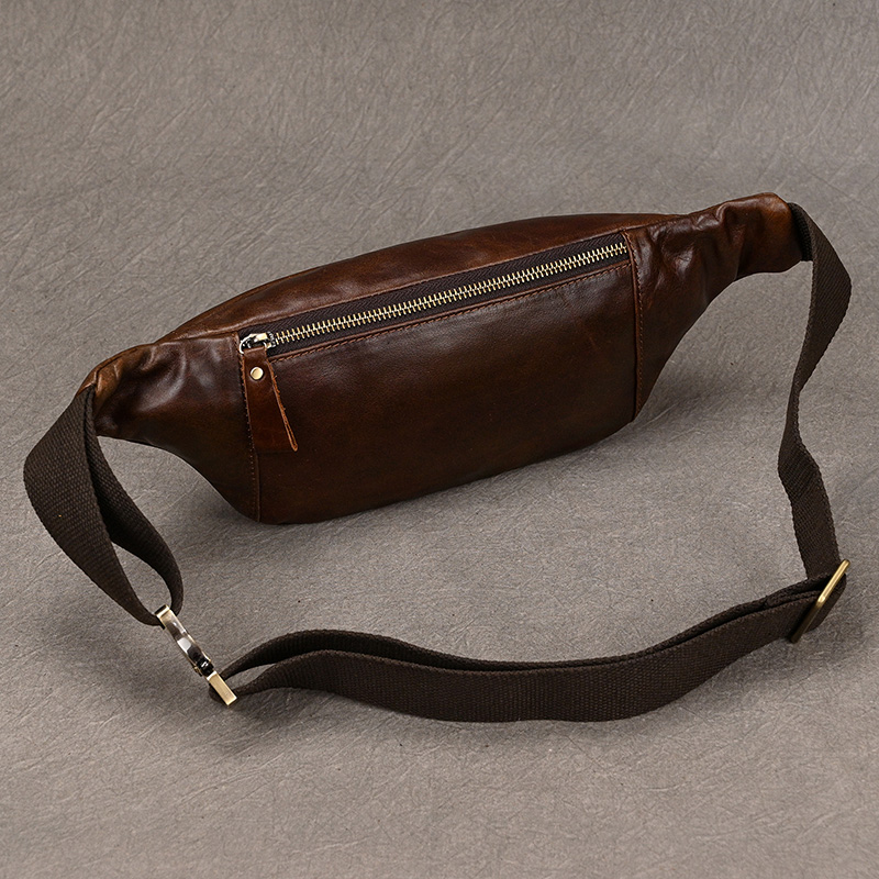 Bolso de pecho de cuero para h - Leatherwork Fasteners reseña y precio