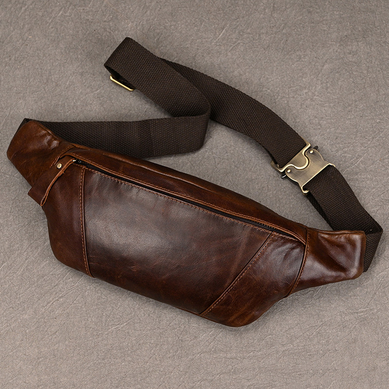 Bolso de pecho de cuero para h - Leatherwork Fasteners reseña y precio