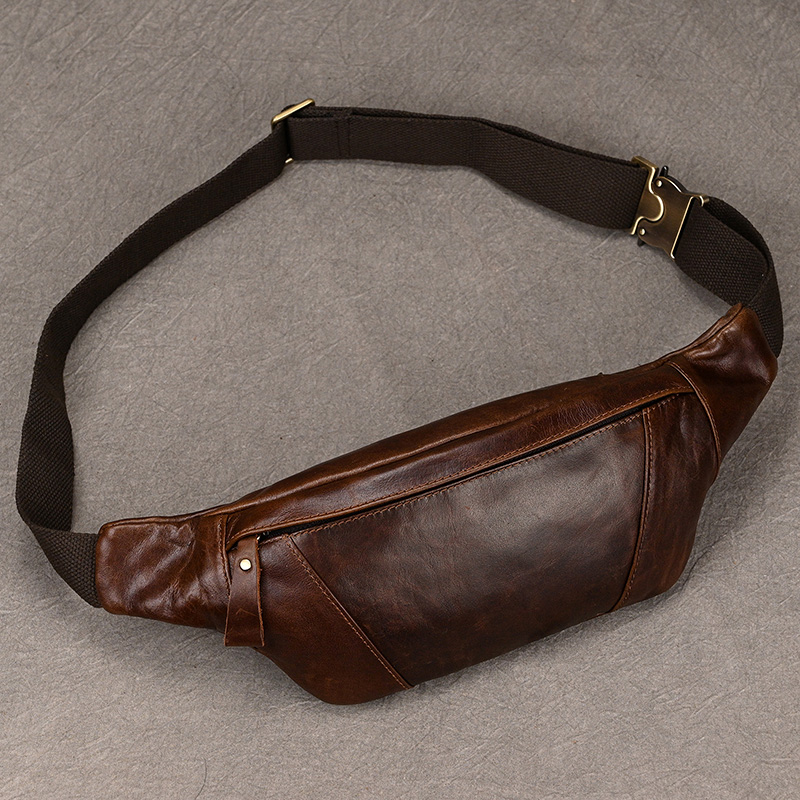Bolso de pecho de cuero para h - Leatherwork Fasteners reseña y precio