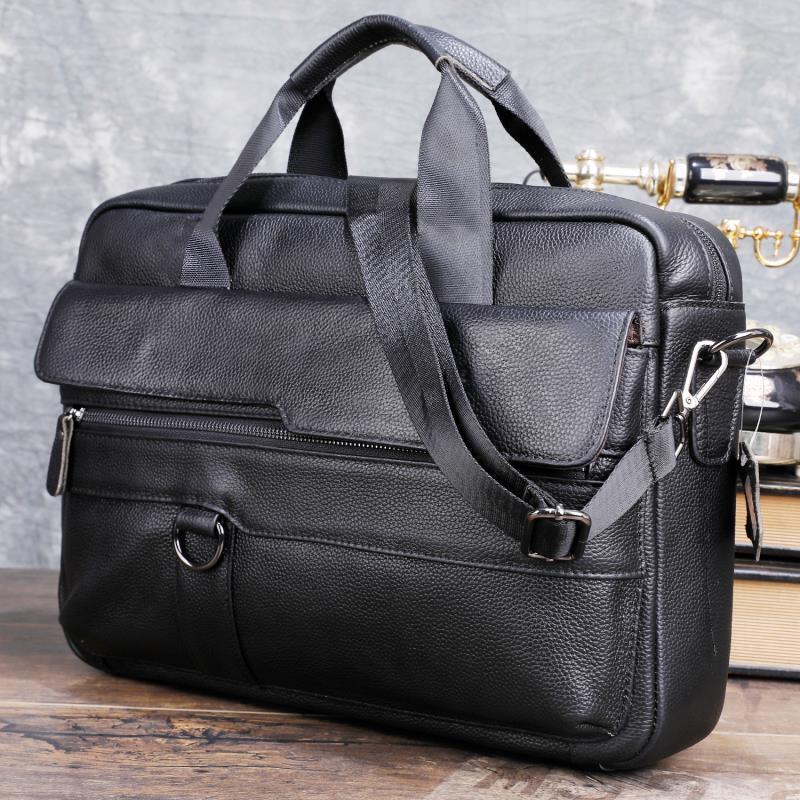 Bolso grande de cuero genuino  - Leatherwork Bag reseña y precio