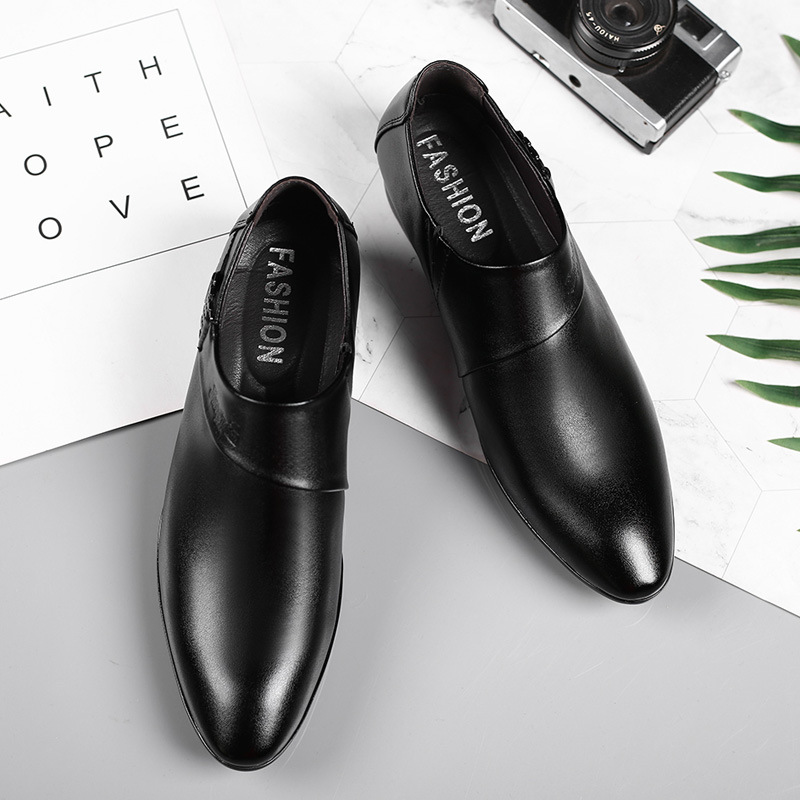 Zapatos de cuero PU para hombr - Leather Work Oxfords reseña y precio