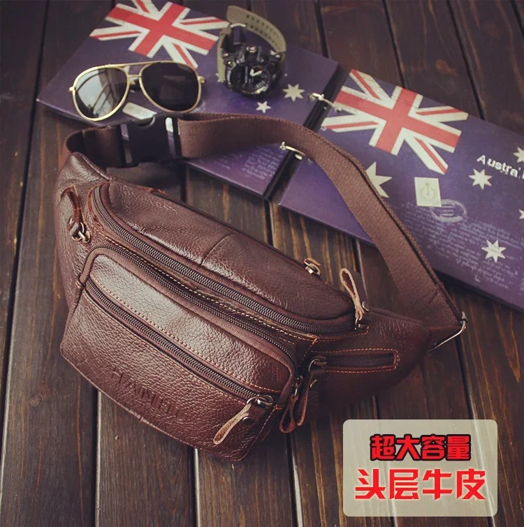 Riñonera de cuero de vaca auté - Leatherwork Fasteners reseña y precio