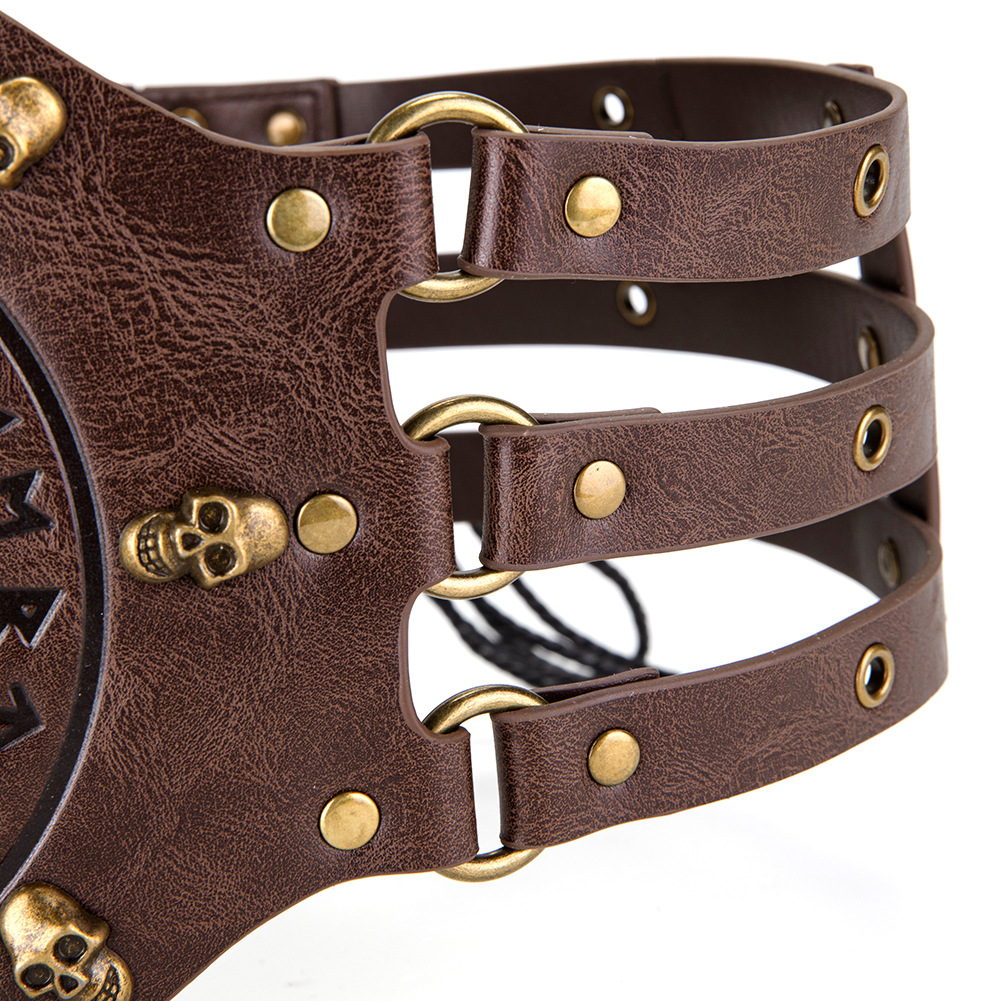Cinturón ancho medieval, disfr - Leatherwork Fasteners reseña y precio