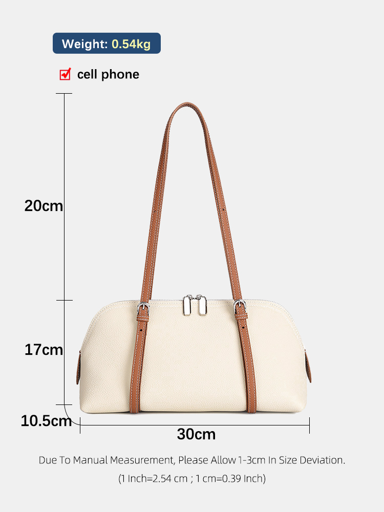Bolso de cuero genuino para mu - Leatherwork Fasteners reseña y precio