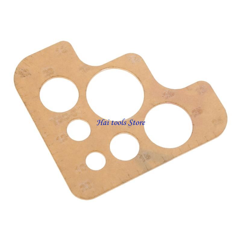 Regla plantilla para peletería - Leatherwork Templates reseña y precio