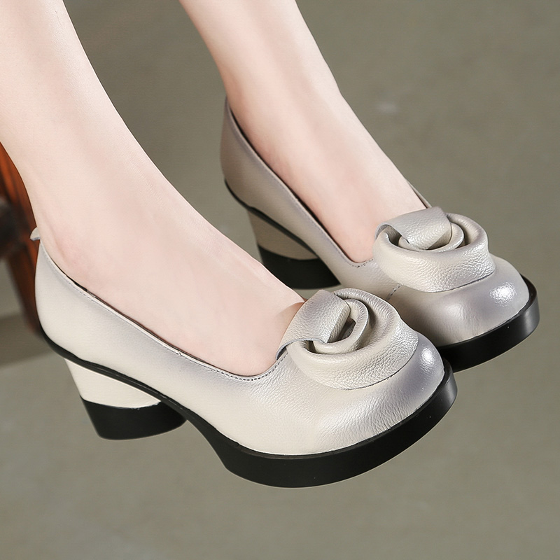 Birkuir, zapatos Retro de tacó - Leatherwork Flowers reseña y precio