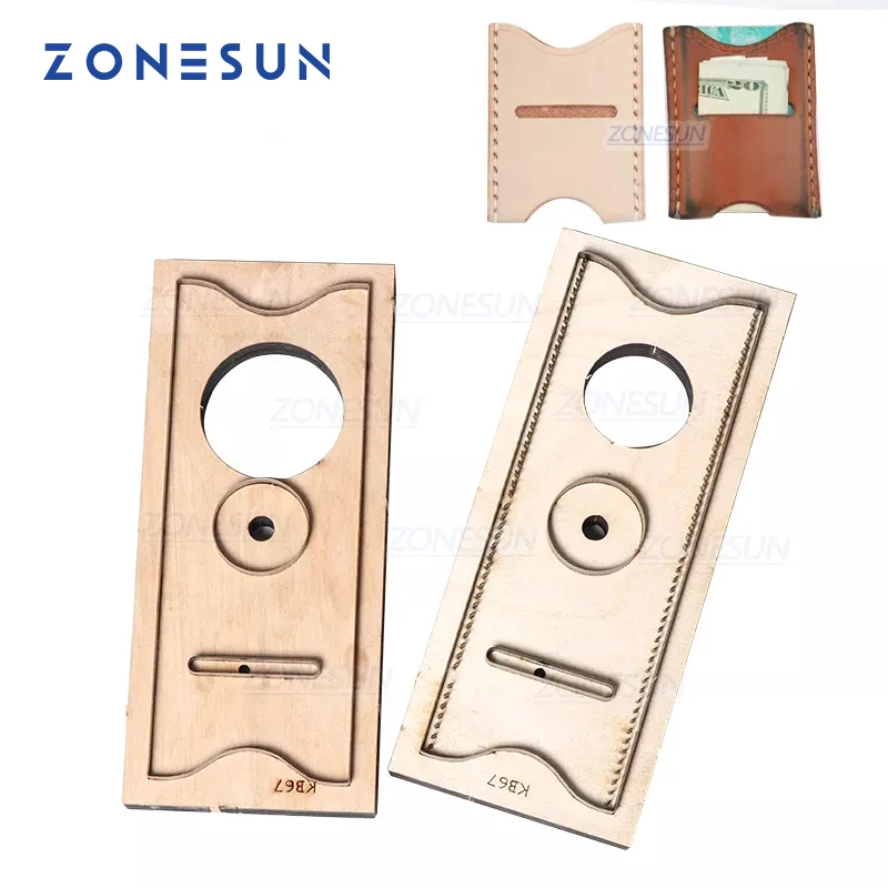 ZONESUN C2 tarjetero para tarj - Leatherwork Templates reseña y precio