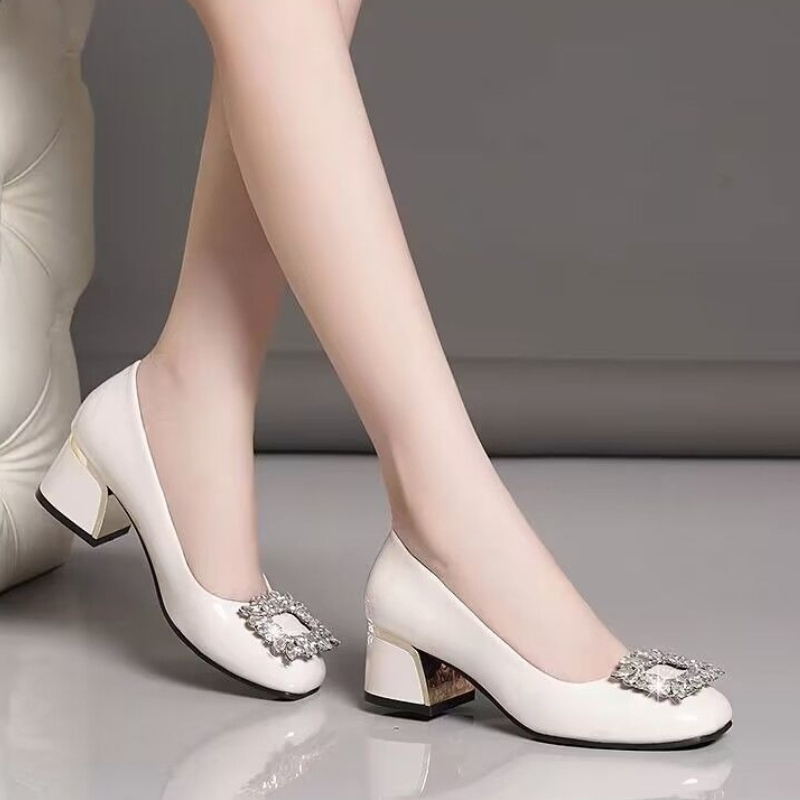 Mocasines de Cuero Genuino par - Leather Work Flats Women reseña y precio