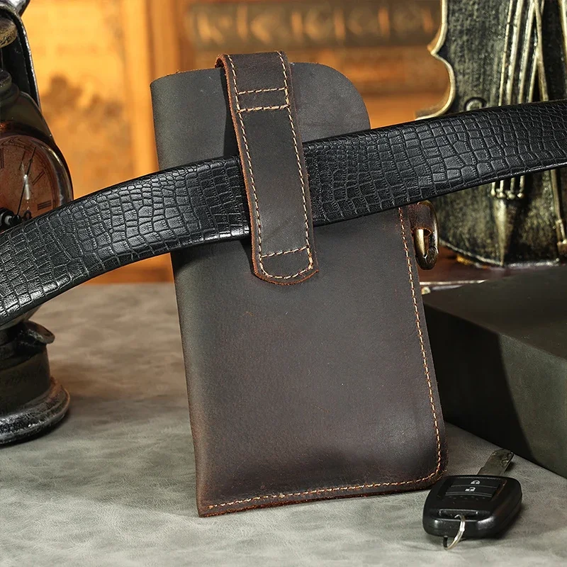 Riñonera de cuero genuino para - Leatherwork Fasteners reseña y precio
