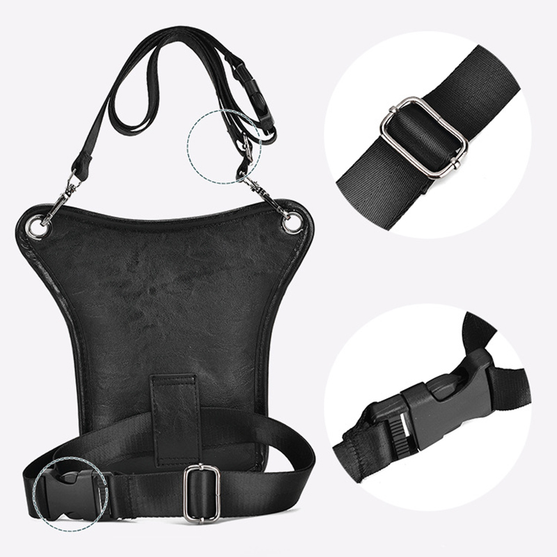 Riñonera de cuero Pu Vintage p - Leatherwork Fasteners reseña y precio