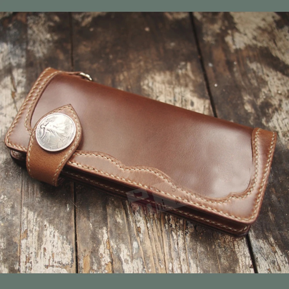 Tarjetero vintage de 20x9x2cm, - Leatherwork Templates reseña y precio