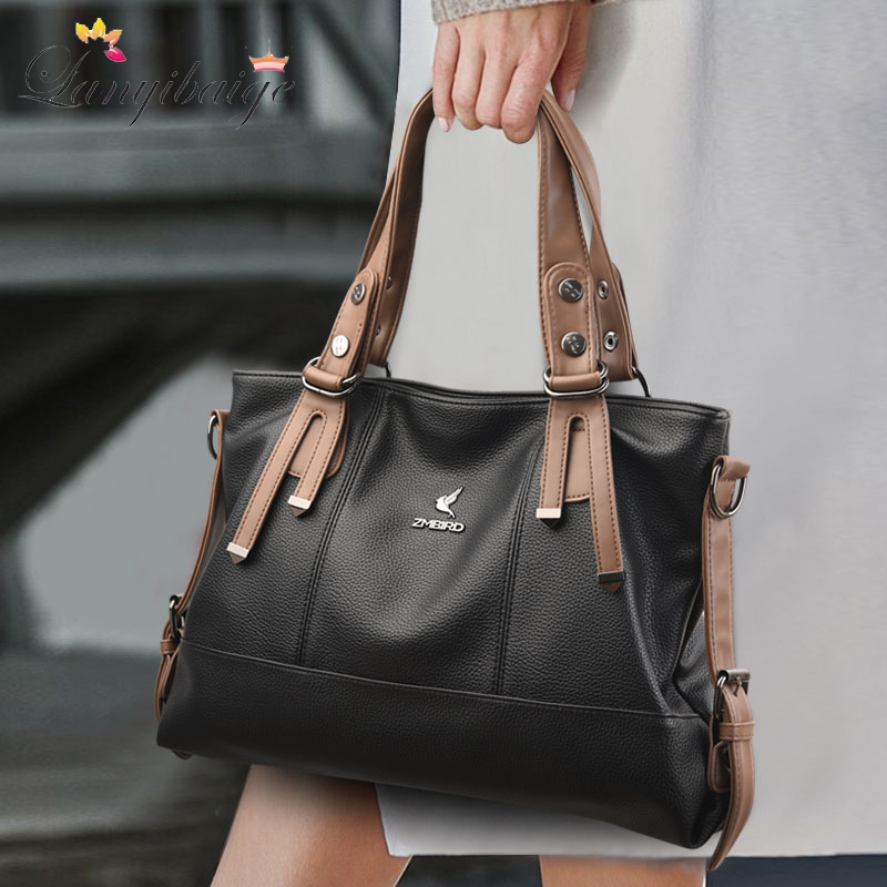 Bolsos de mano de cuero de dis - Leather Work Laptop Bag reseña y precio
