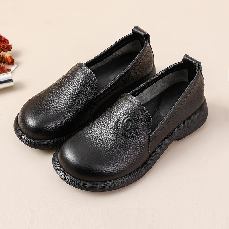 2025 mocasines de cuero genuin - Leather Work Flats Women reseña y precio