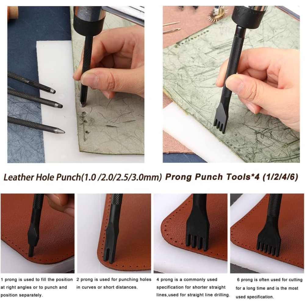 Kit de Herramientas Prácticas  - Leatherwork Or Leathercraft reseña y precio