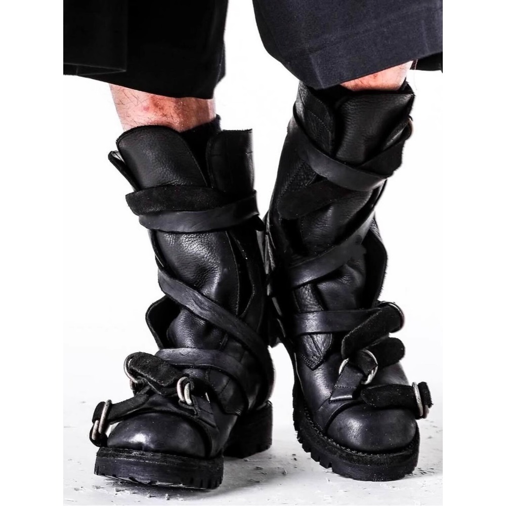 Botas de moto de cuero para ho - Leatherwork Fasteners reseña y precio